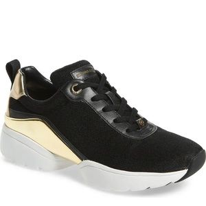 New Michael Kors Jada Metallic Sneaker